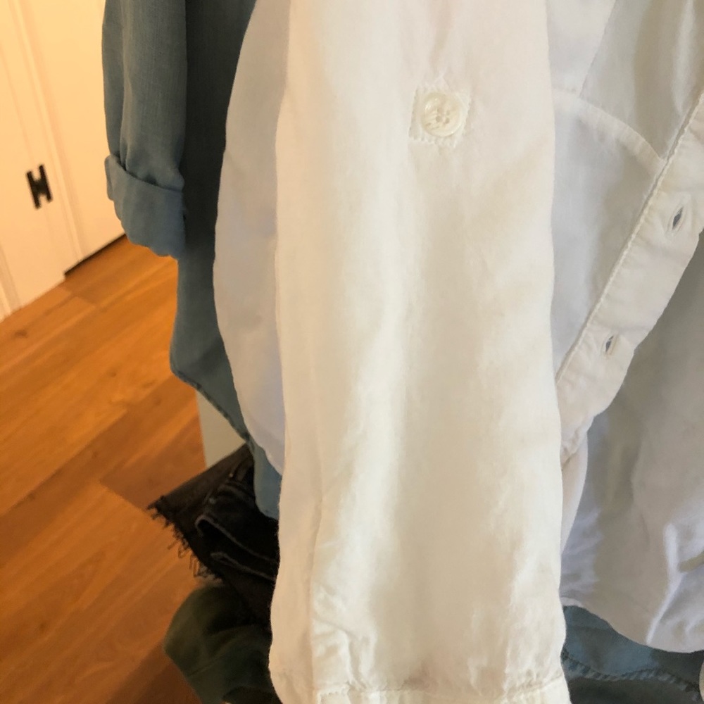 Splendid White Button Down Size Medium - image 7